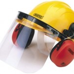 Draper 69933 Safety Helmet with Ear Defenders and Visor